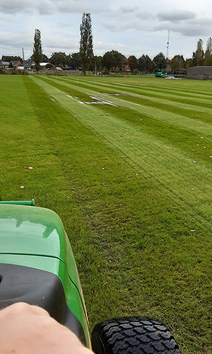 beluchten grasvelden
