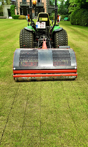 beluchten grasvelden