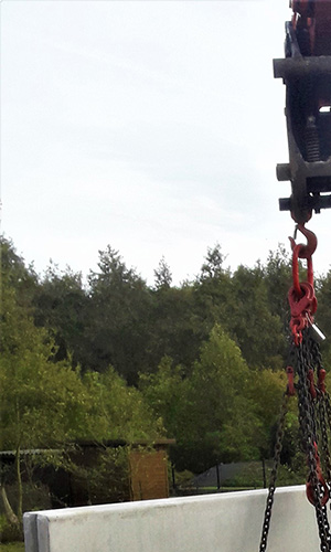 keerwanden plaatsen
