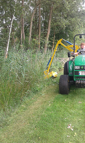klepel maaien met of zonder opvang