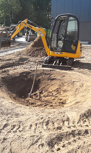 uitgraven zwembaden en poolhouses