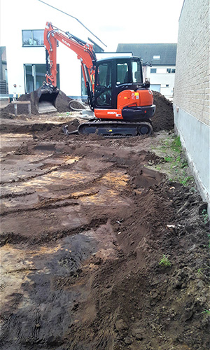 uitgraven zwembaden en poolhouses