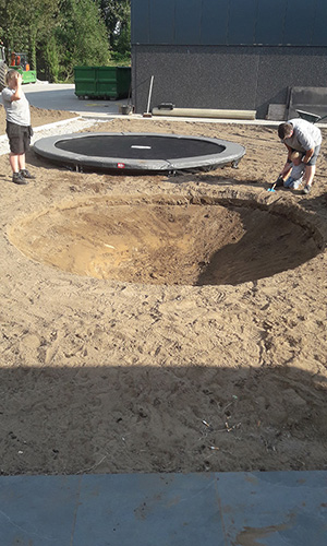 uitgraven zwembaden en poolhouses